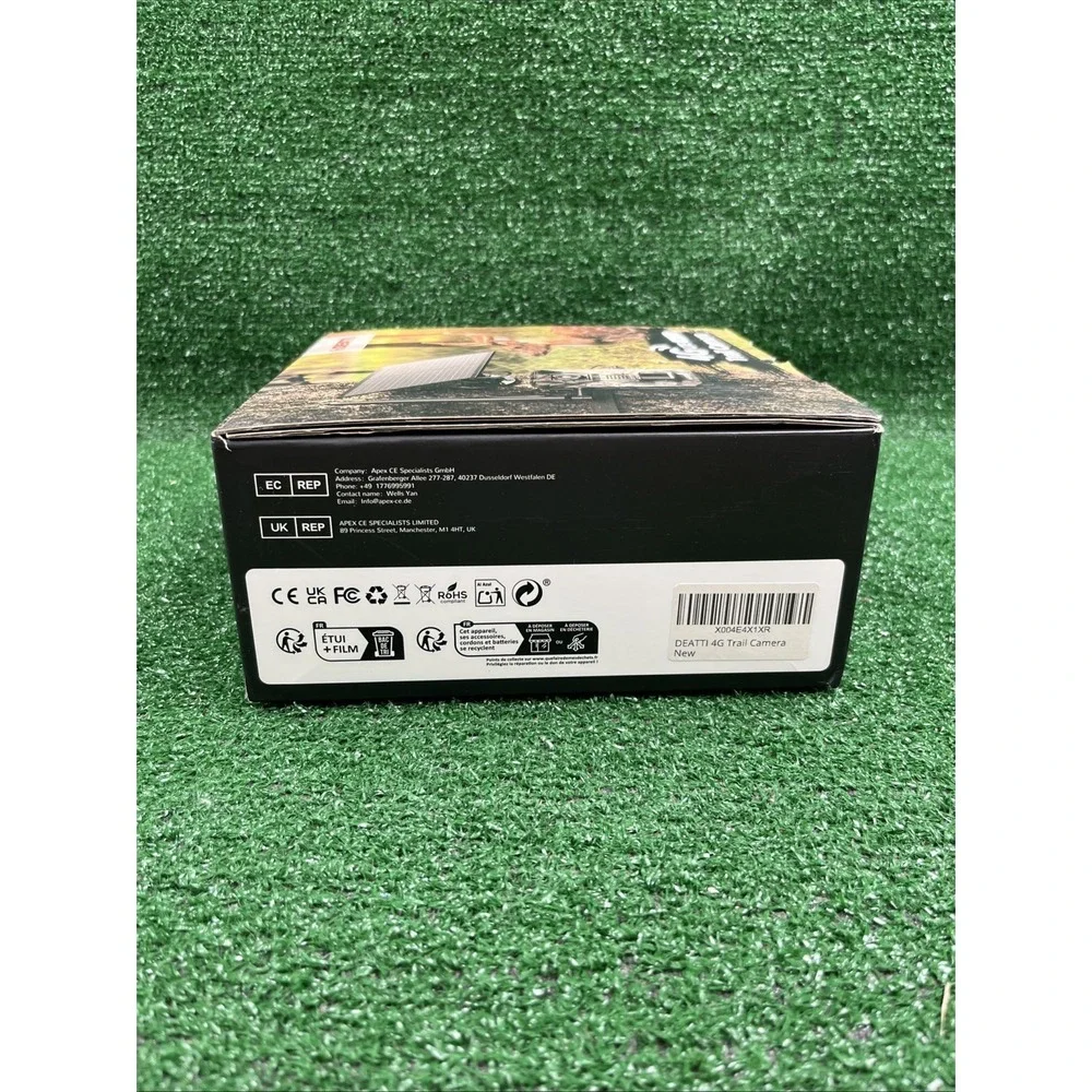 DEATTI 4G LTE Cellular Trail‎ Cameras 64GB TF Card 2.7K HD Solar New Open Box
